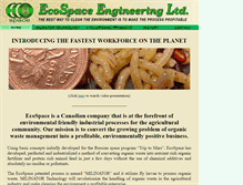 Tablet Screenshot of ecospace-eng.com